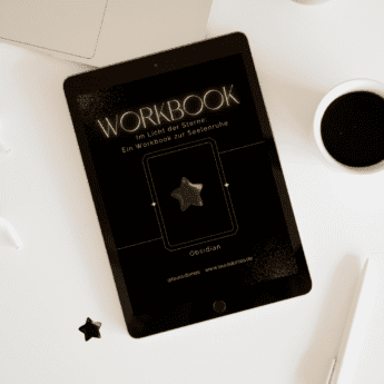 Obsidian-Sorgenstein in Sternform – Dein Schutzstein für Transformation und innere Stärke